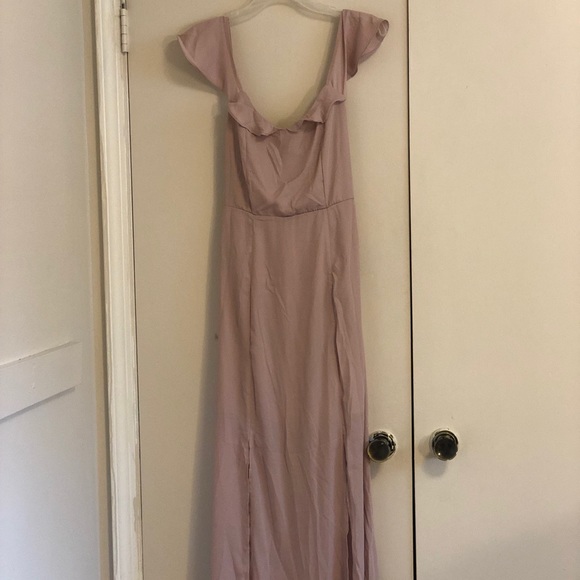 FRANCESCA’S Pink blush long maxi flowy sundress - Picture 5 of 8